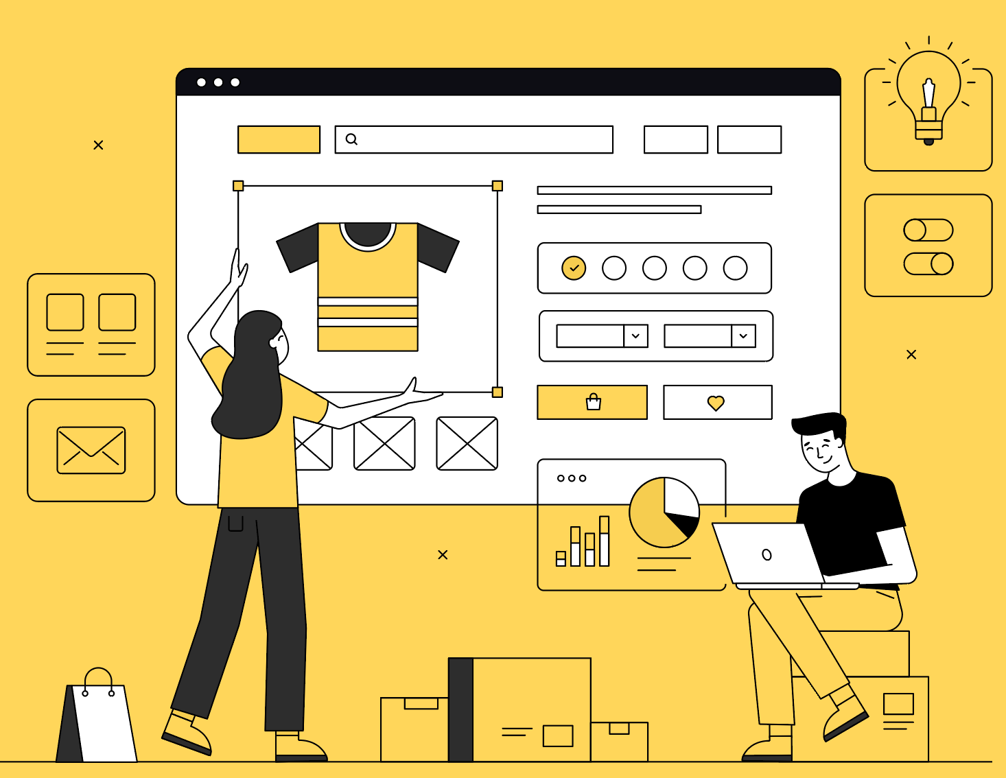 Ecommerce Business Illustration