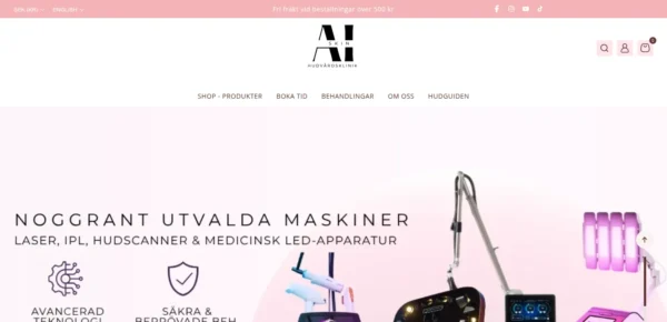 Ai Skin, Hudvårdsklinik