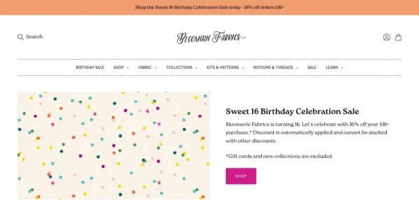 Bloomerie Fabrics