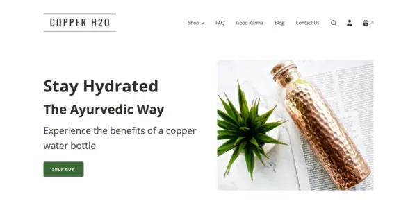 Copper H2O
