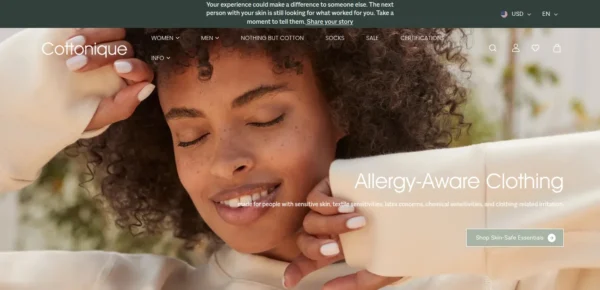 Cottonique - Allergy-free Apparel
