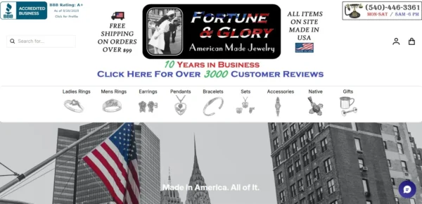 Fortune And Glory - Made in USA Gifts