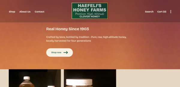Haefeli's Honey Farms - Premium High-Altitude Honey