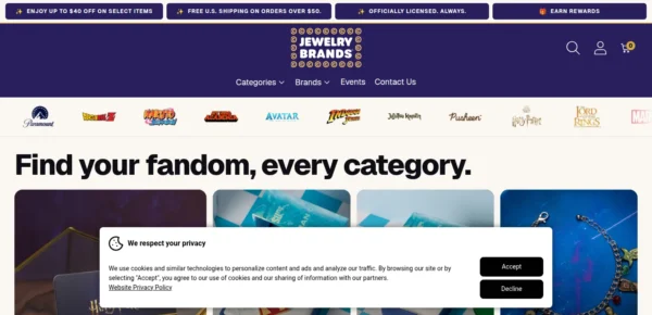 Jewelry Brands Shop