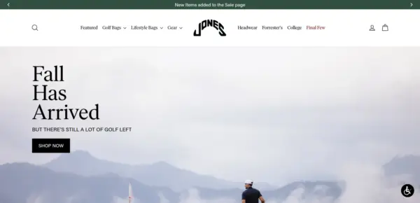 Jones Golf Bags