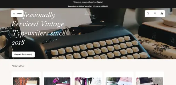 Jot & Tittle Vintage Typewriters