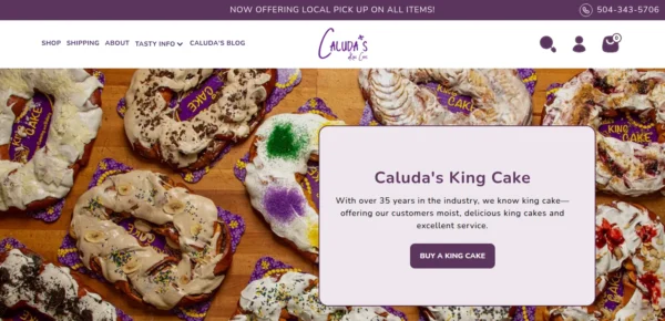 Caluda's King Cake