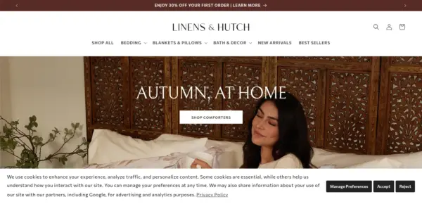 Linens And Hutch