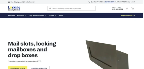 Locking Security Mailbox
