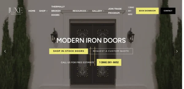 Luxe Iron Doors