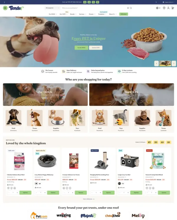 Maximize Shopify theme – Tender preset