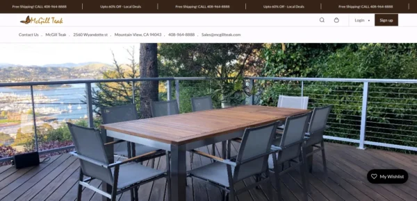 McGill Teak