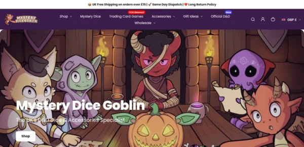 Mystery Dice Goblin | The UK's DND Dice & Accessories Specialist