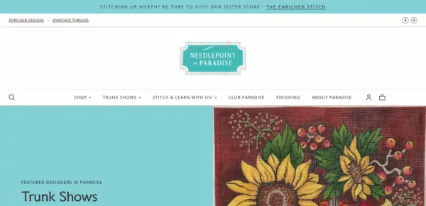 Needlepoint in Paradise