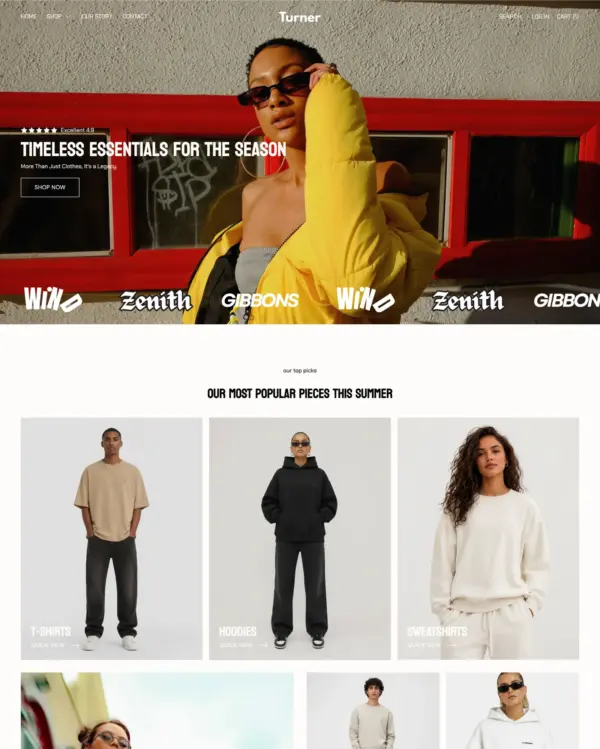 Poetic Shopify theme – Turner preset