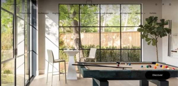 Pool Table Portfolio