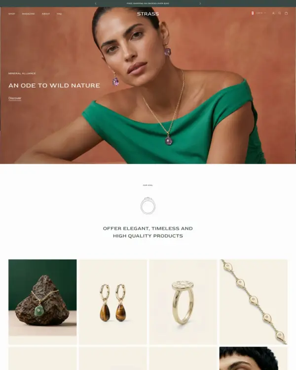 Prestige Shopify theme – Strass preset