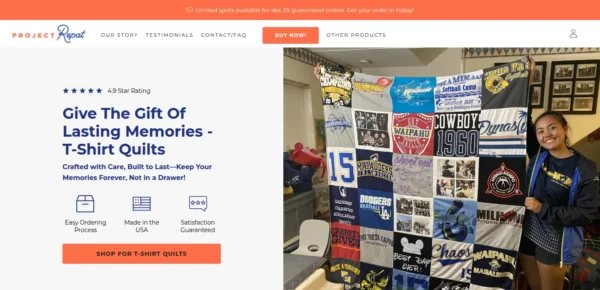 Project Repat T Shirt Quilts
