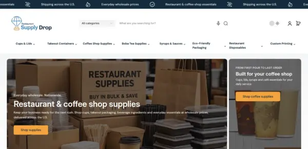 Restaurant Supply Drop