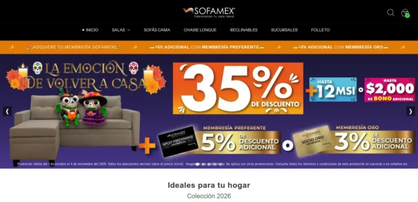 SOFAMEX - Tienda en Línea
