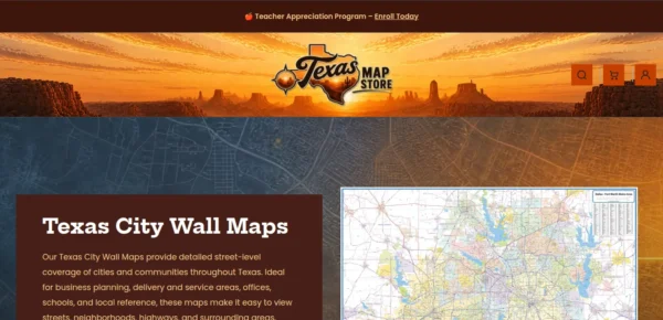 Texas Map Store