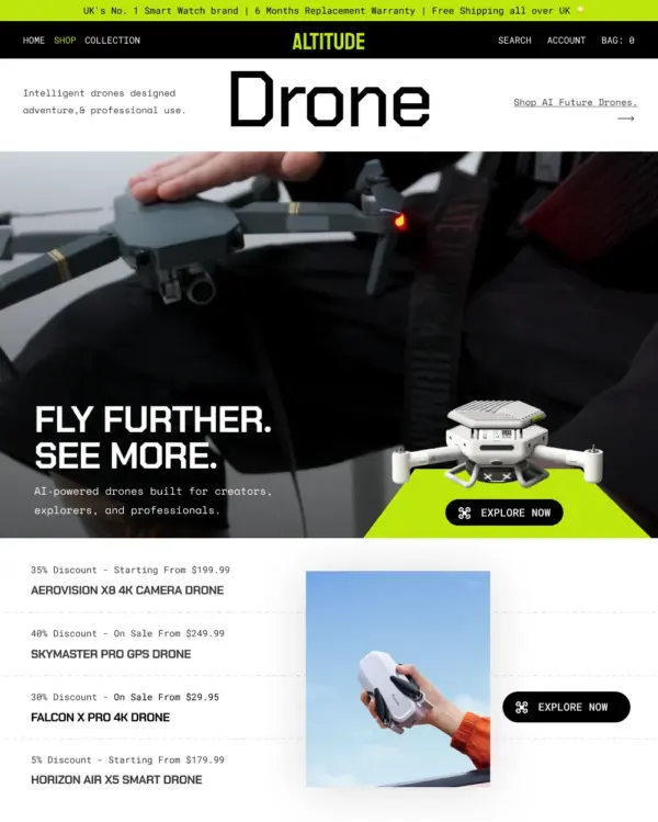 Tide Shopify theme – Altitude preset