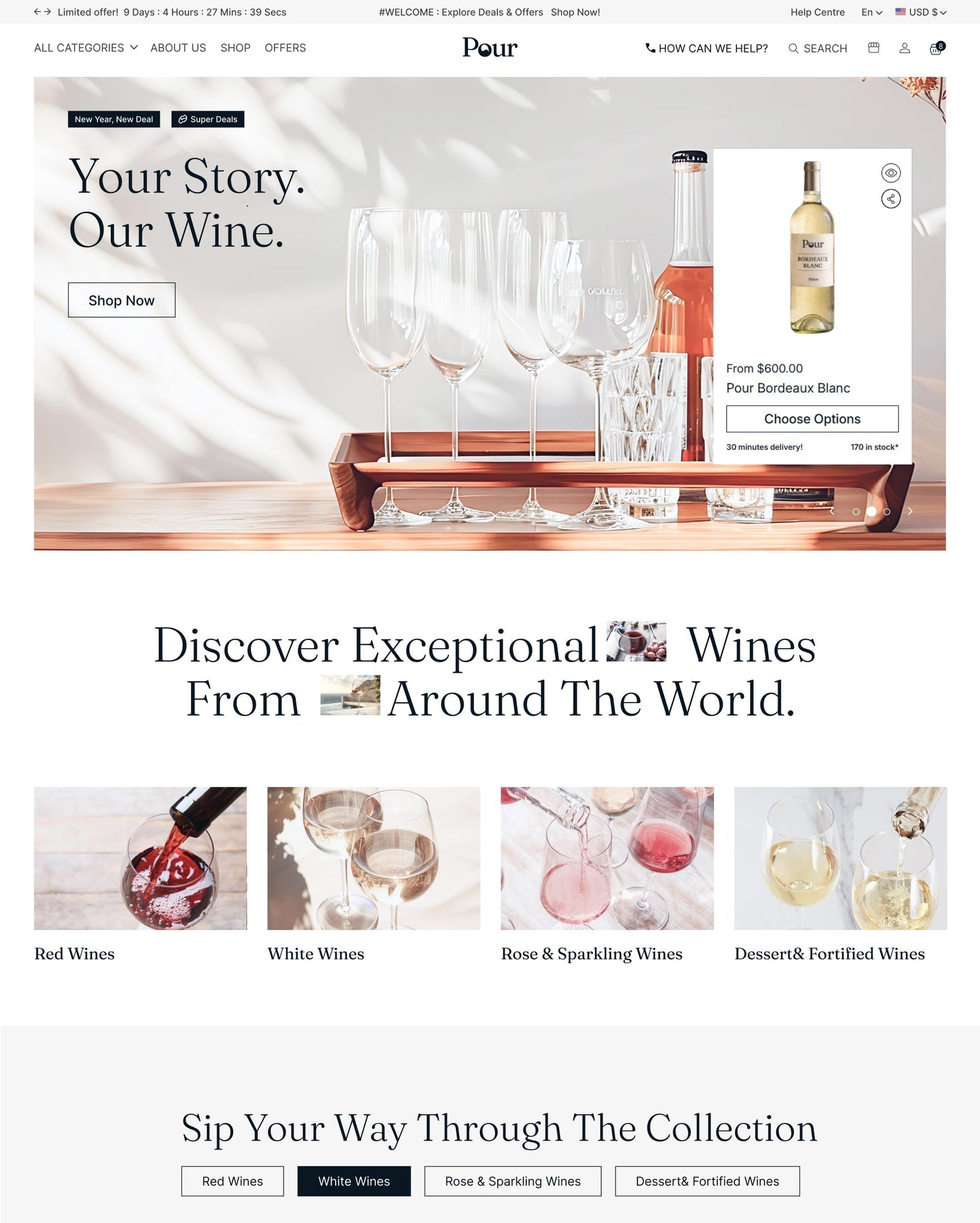 Pour
