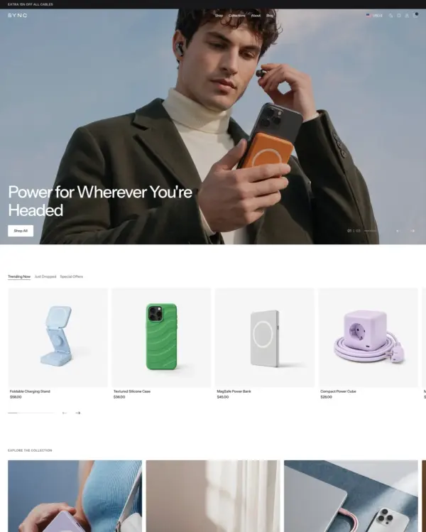 Attitude Shopify theme – Sync preset