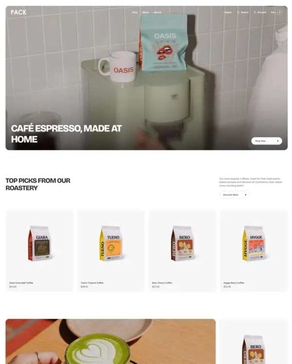 Azimuth Shopify theme – Pack preset