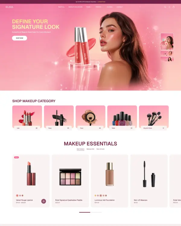 Voltix Shopify theme – Elara preset